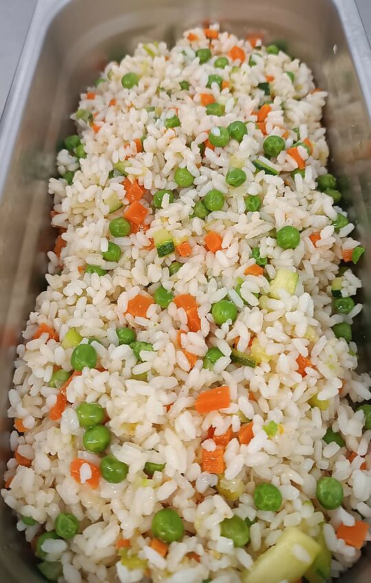 Arroz con verduras.