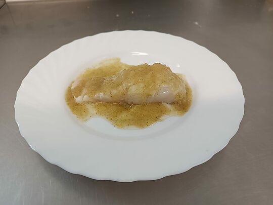 Bacalao en salsa.